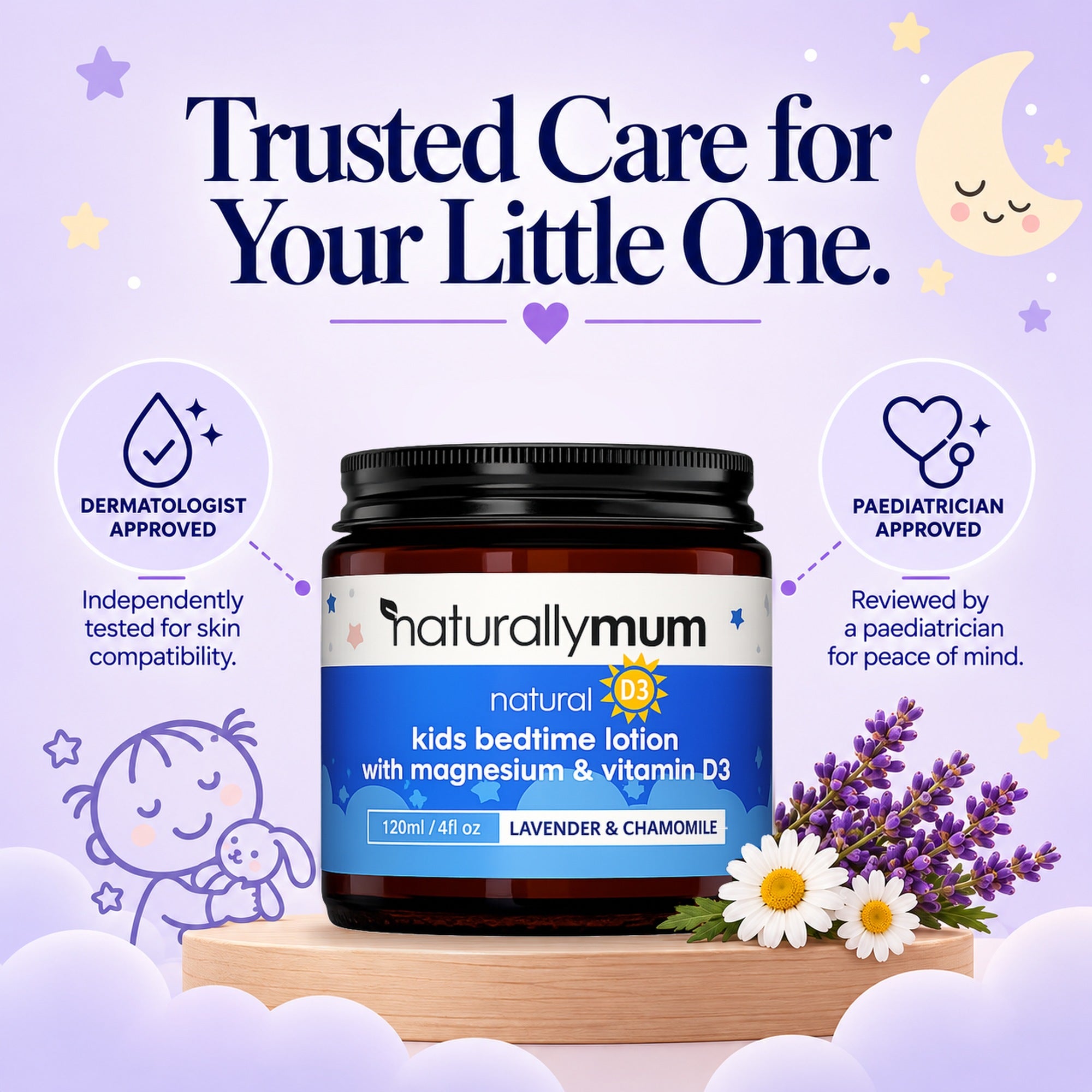 Kids Bedtime Lotion with Magnesium and Vitamin D