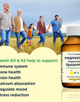 Magnesium Liposomal with Vitamins D3 and K2