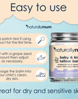 Kids Magnesium Sleepy Bath Soak and Tallow Balm Bundle