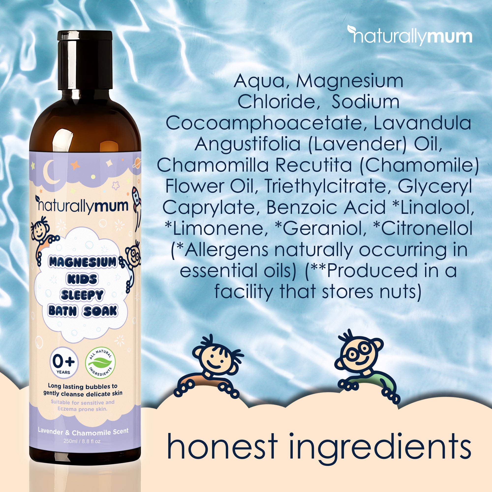 Kids Magnesium Lotion and Magnesium Sleepy Bath Soak Bundle