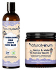 Kids Magnesium Sleepy Bath Soak and Tallow Balm Bundle