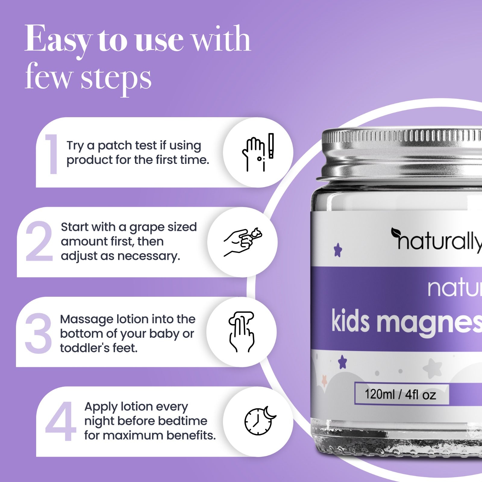 Kids Magnesium Lotion and Magnesium Sleepy Bath Soak Bundle