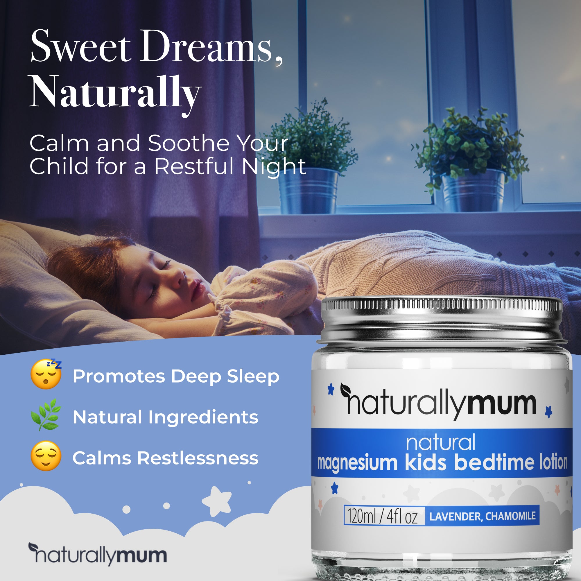 Kids Magnesium Bedtime Lotion