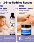 Kids Magnesium Lotion with Vitamin D and Magnesium Sleepy Bath Soak Bundle