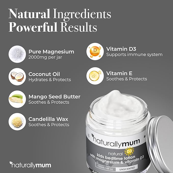 Kids Bedtime Lotion with Magnesium and Vitamin D