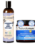 Kids Magnesium Lotion with Vitamin D and Magnesium Sleepy Bath Soak Bundle