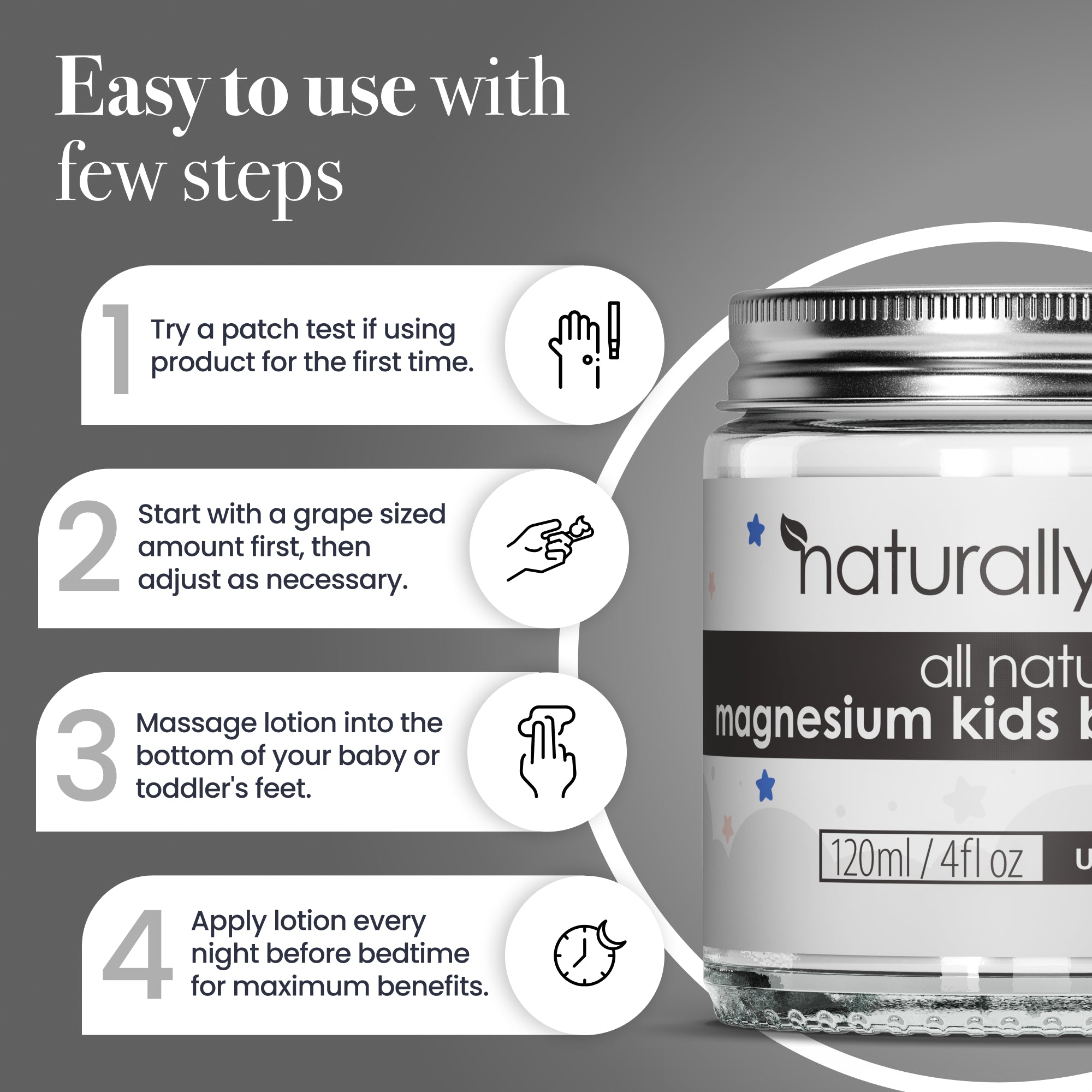 Kids Magnesium Bedtime Lotion