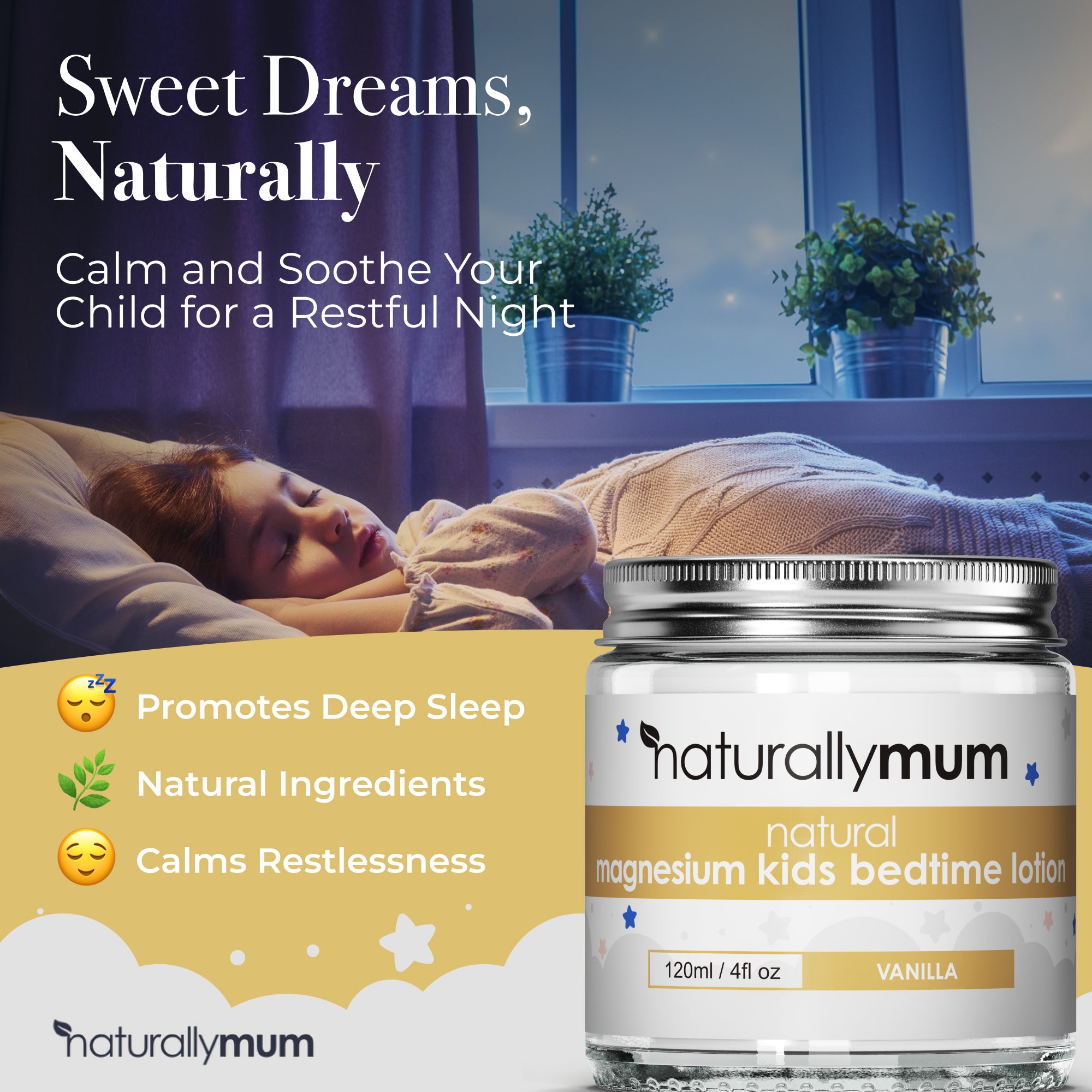 Kids Magnesium Bedtime Lotion