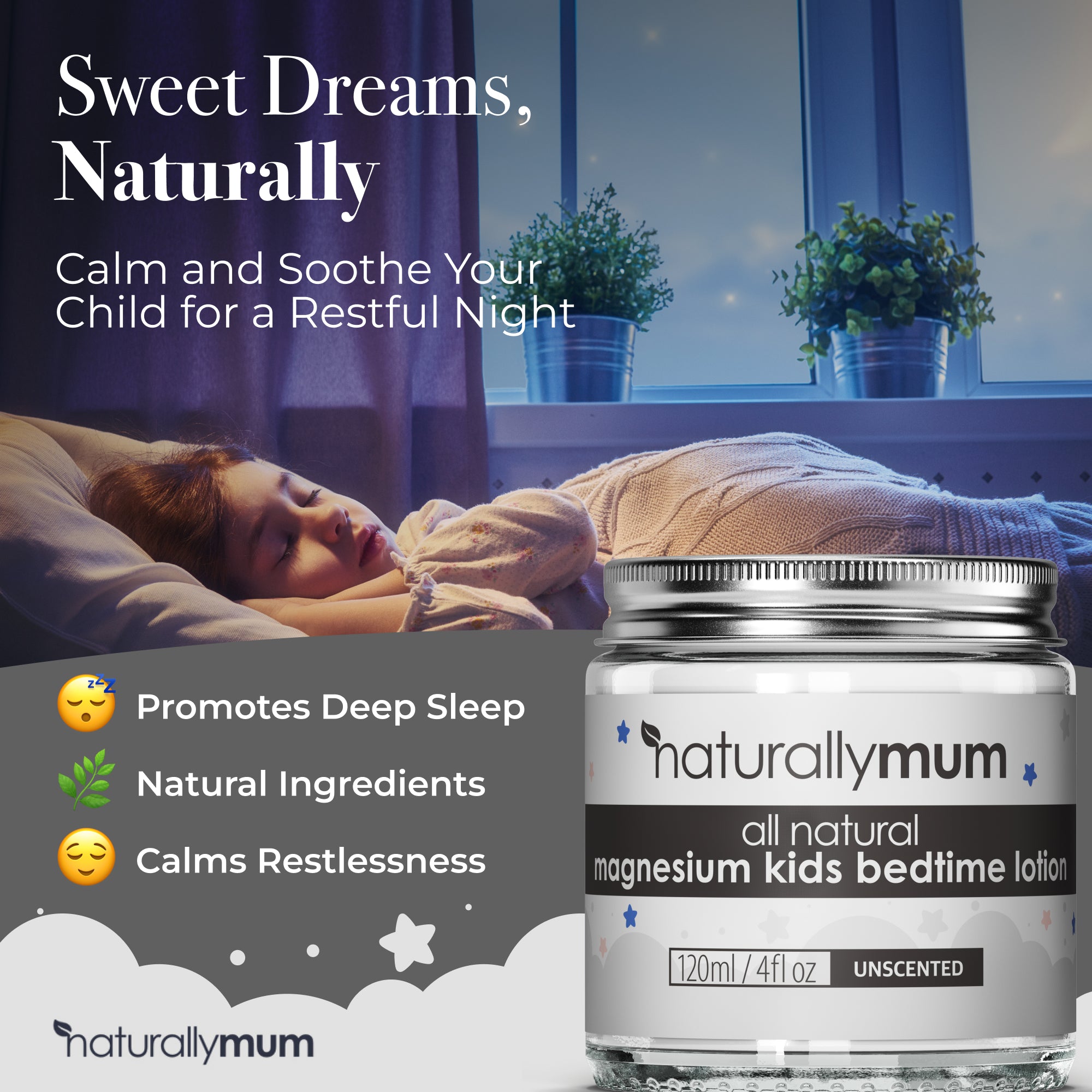 Kids Magnesium Bedtime Lotion