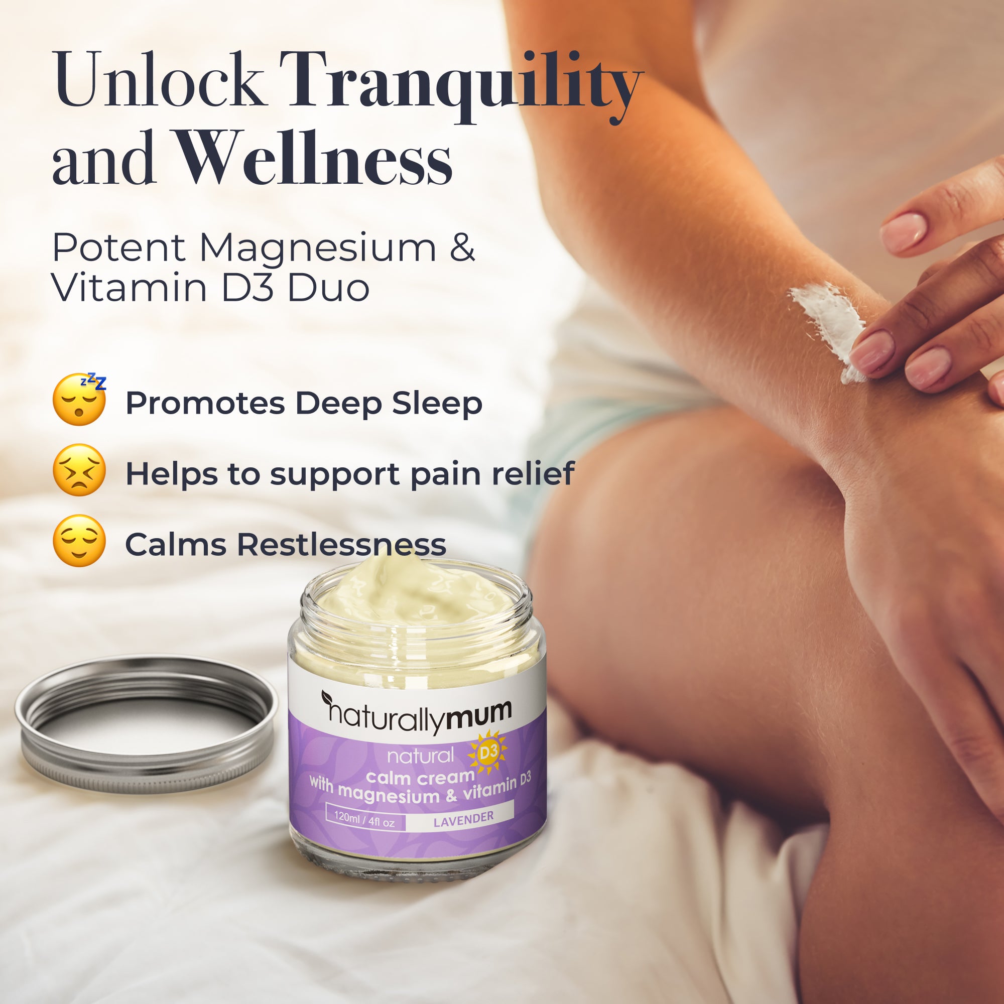 Calm Cream with Magnesium and Vitamin D