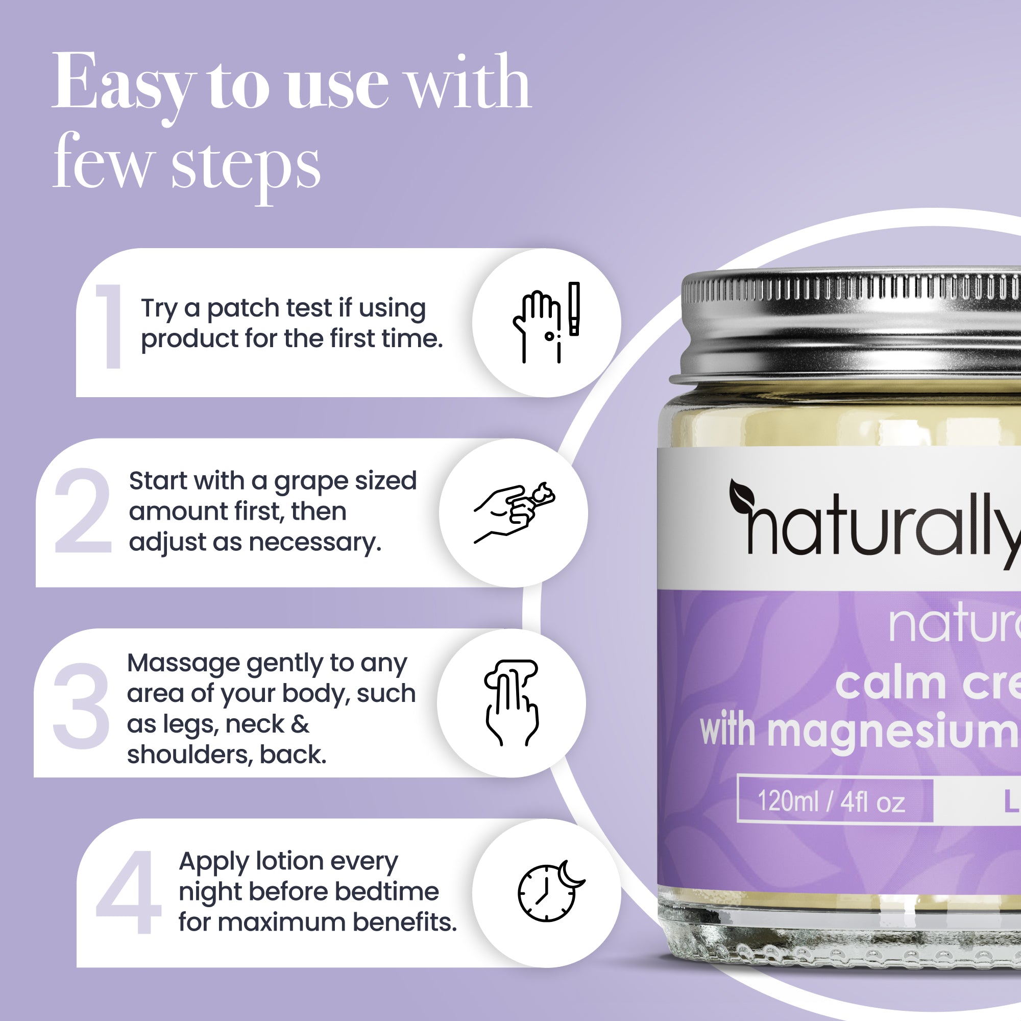 Calm Cream with Magnesium and Vitamin D