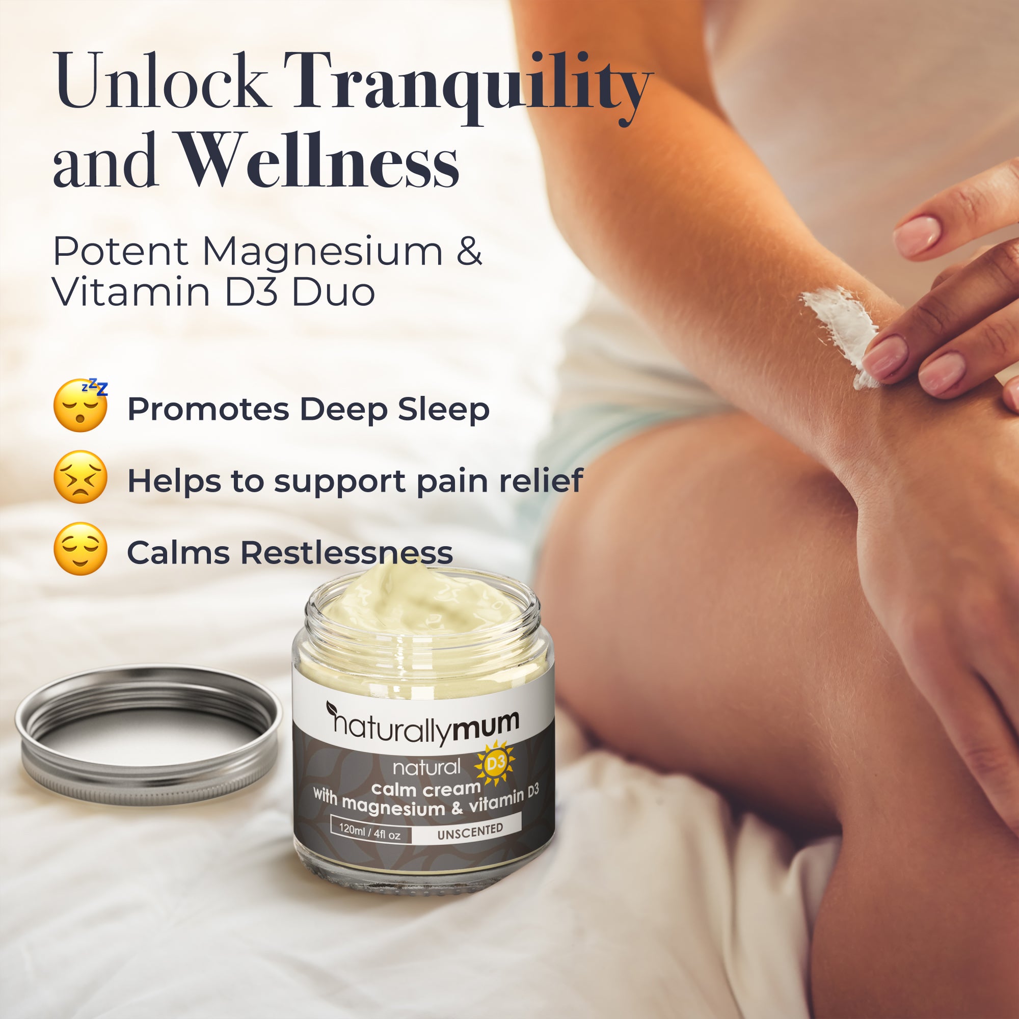 Calm Cream with Magnesium and Vitamin D