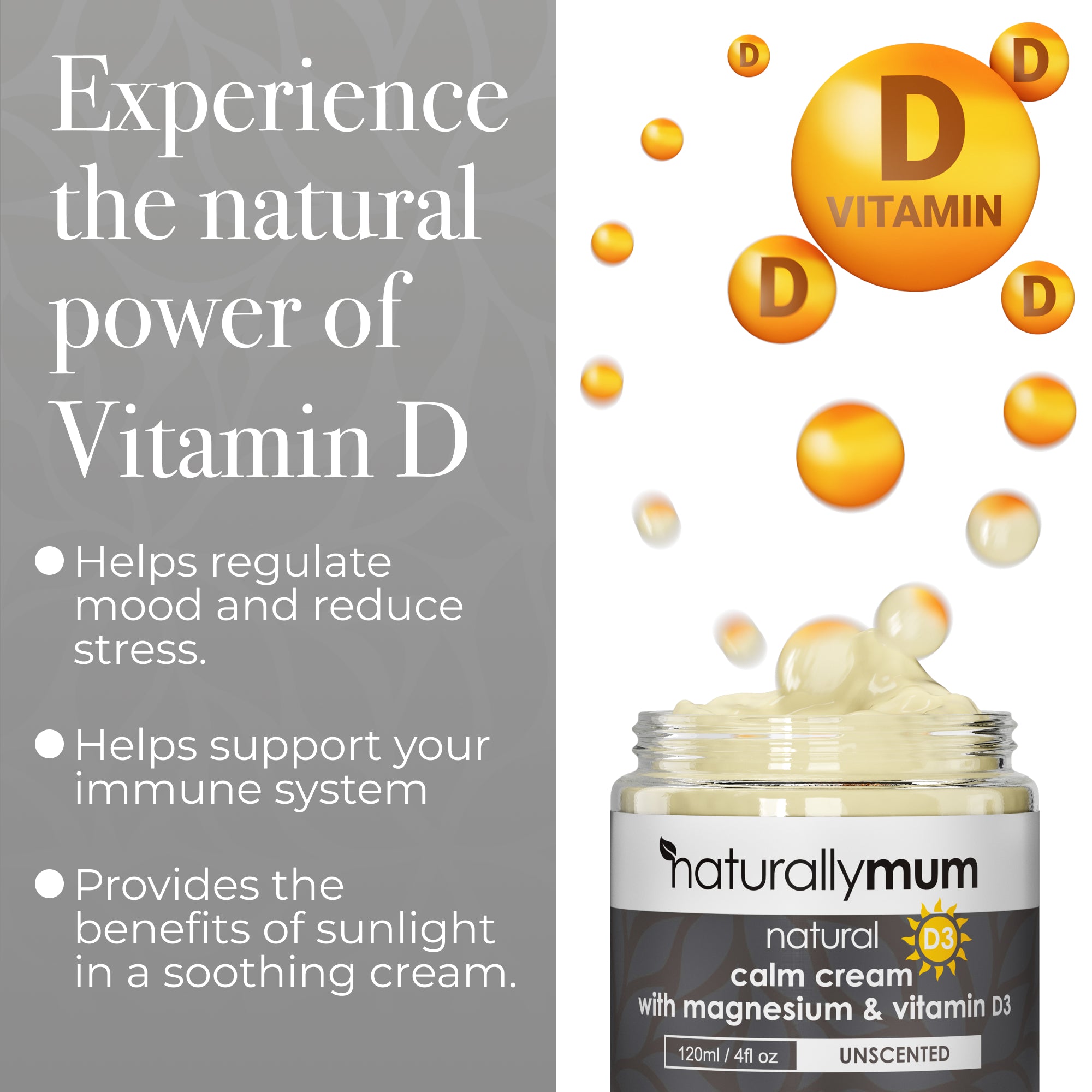 Calm Cream with Magnesium and Vitamin D