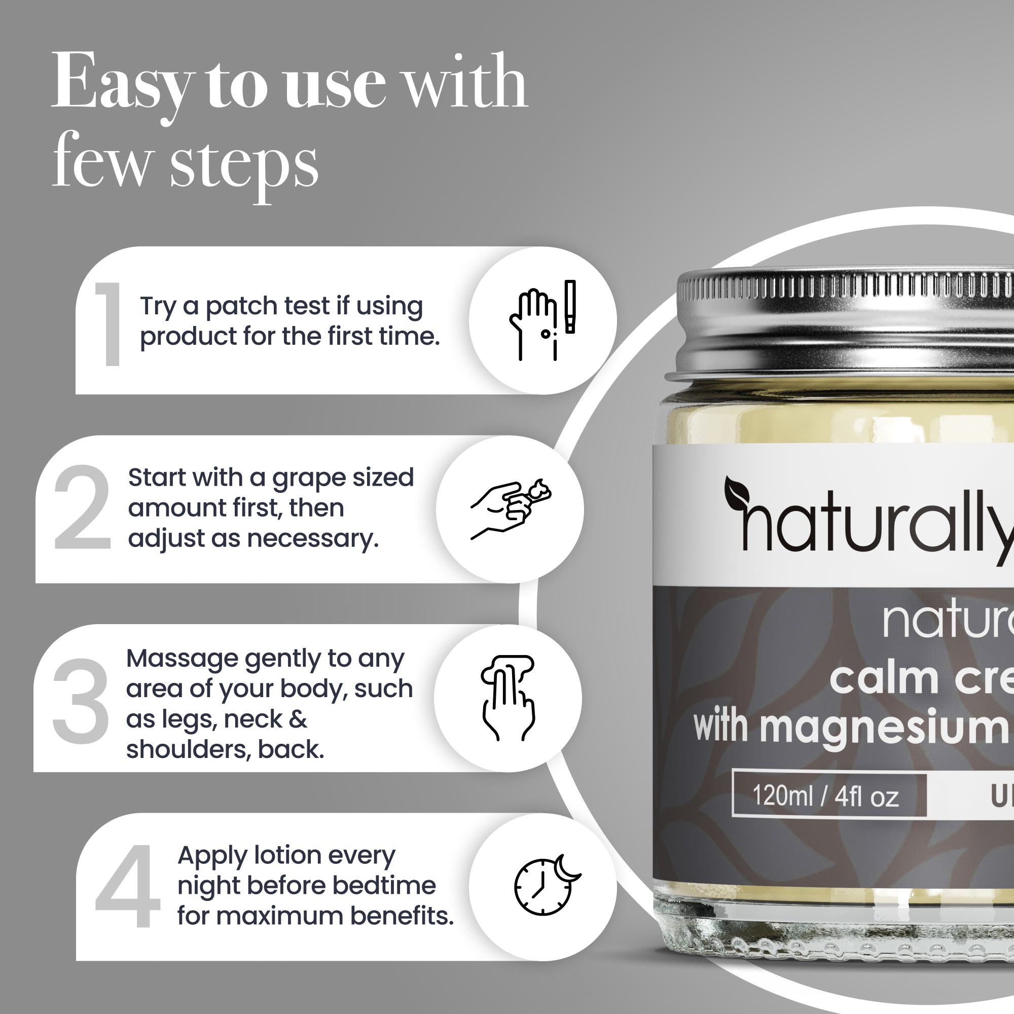 Calm Cream with Magnesium and Vitamin D