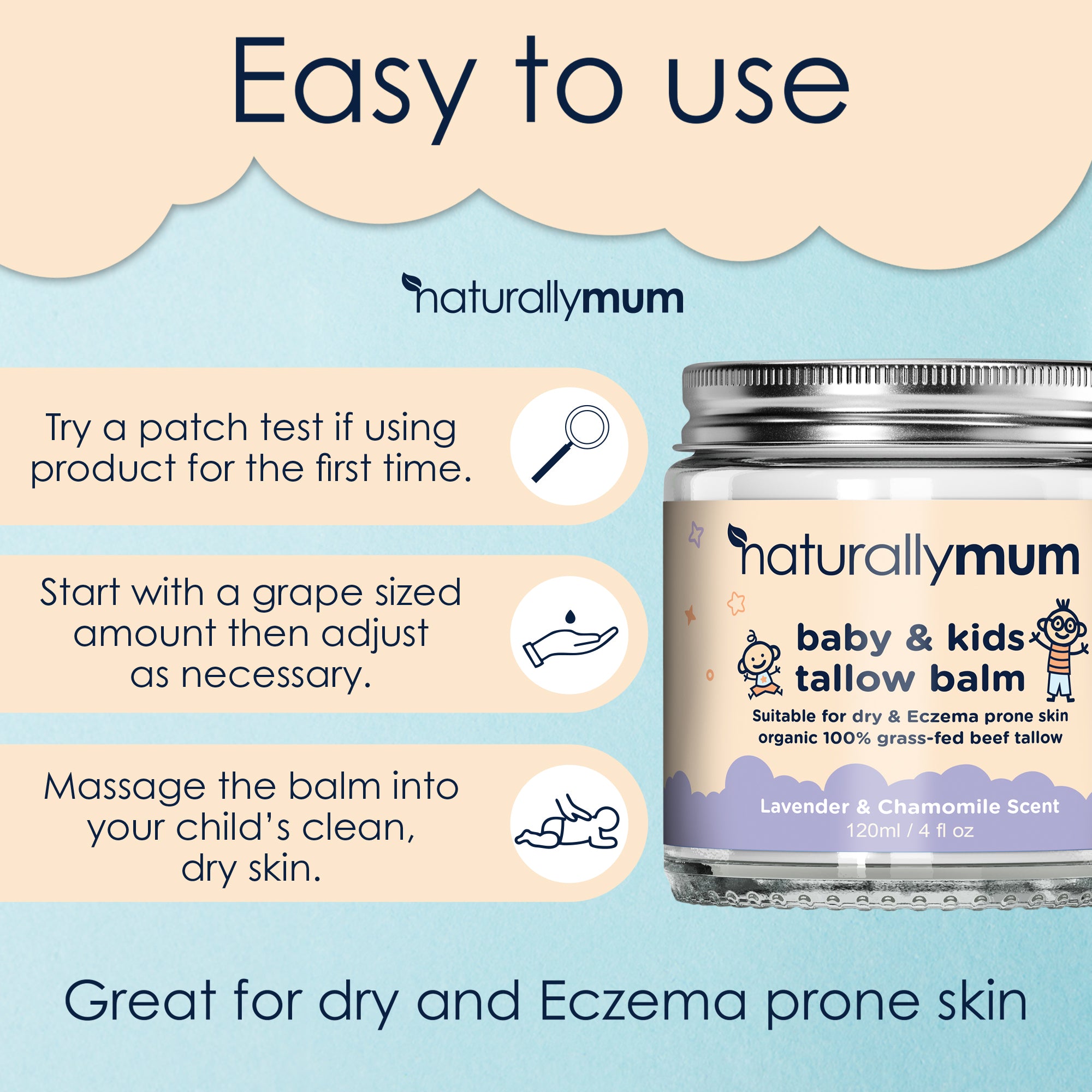 Baby &amp; Kids Tallow Balm 120ml