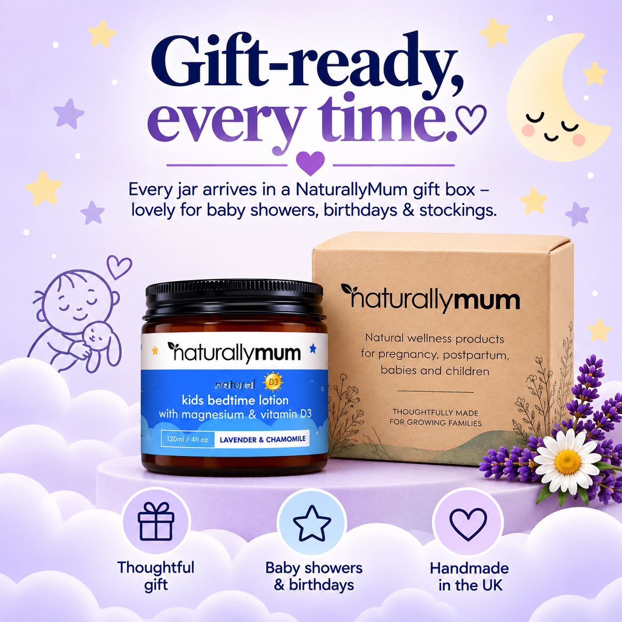 Kids Bedtime Lotion with Magnesium and Vitamin D