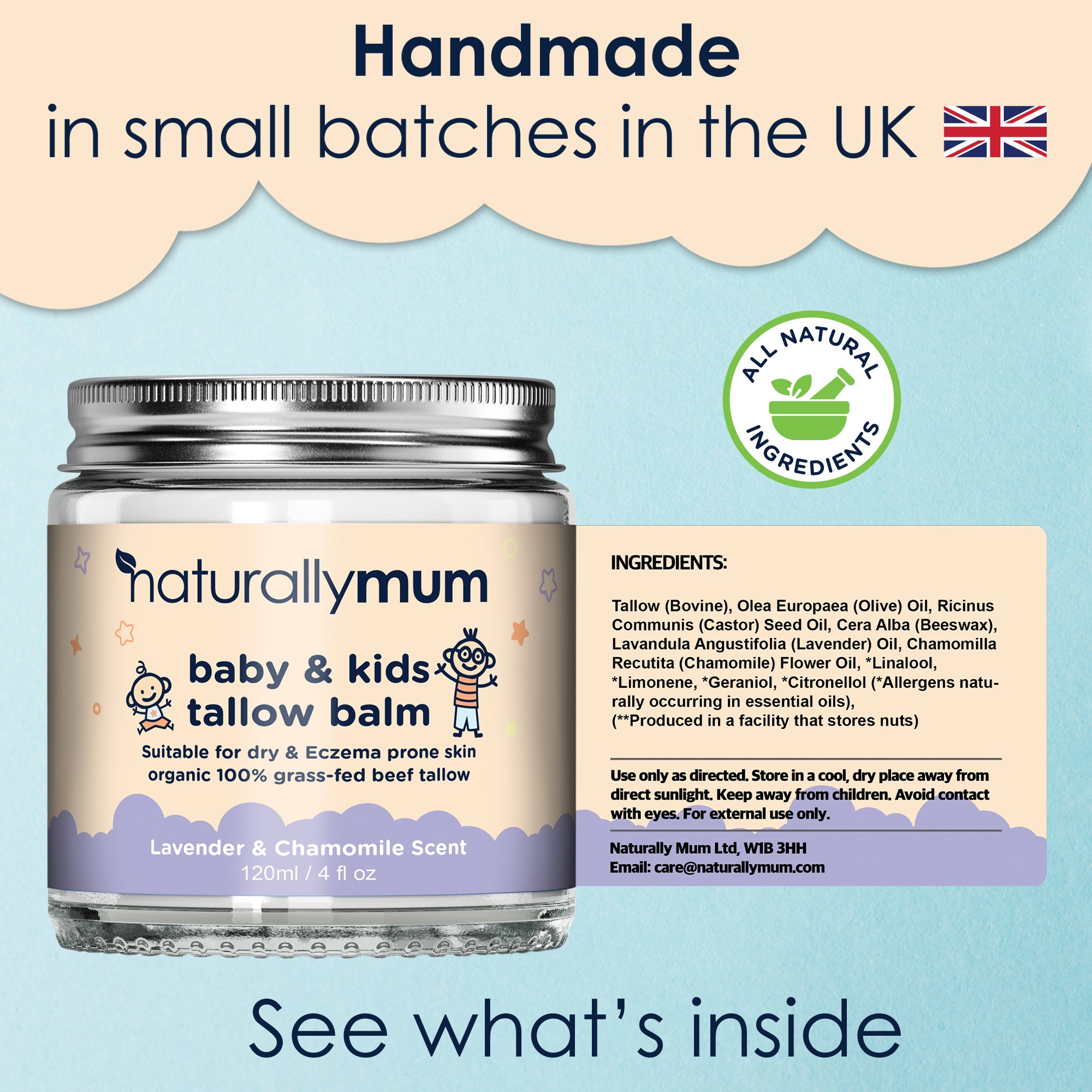 Baby &amp; Kids Tallow Balm 120ml
