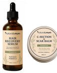 Postpartum Recovery Duo | Hair Recovery Serum & Scar Balm