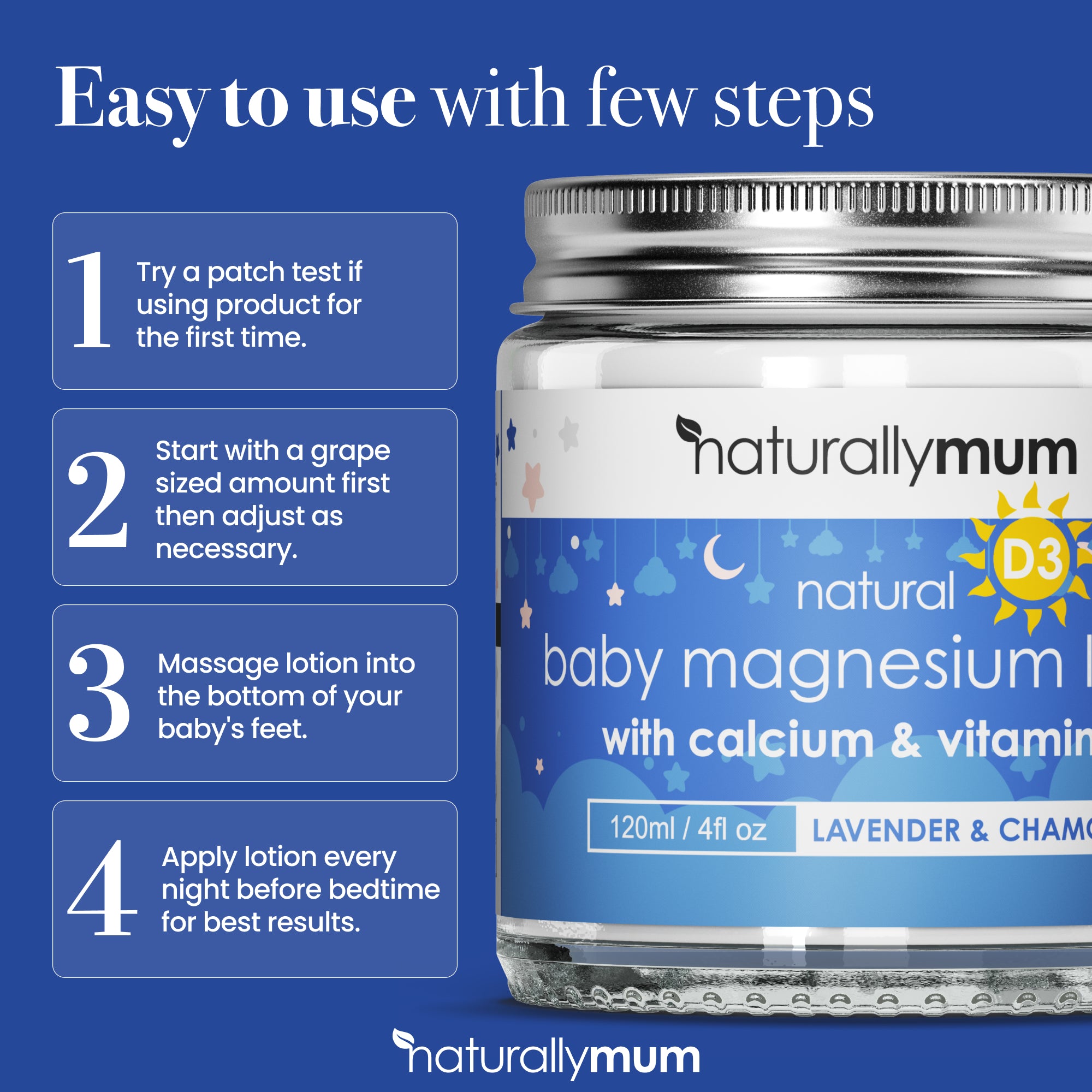 Baby Magnesium Lotion with Calcium and Vitamin D