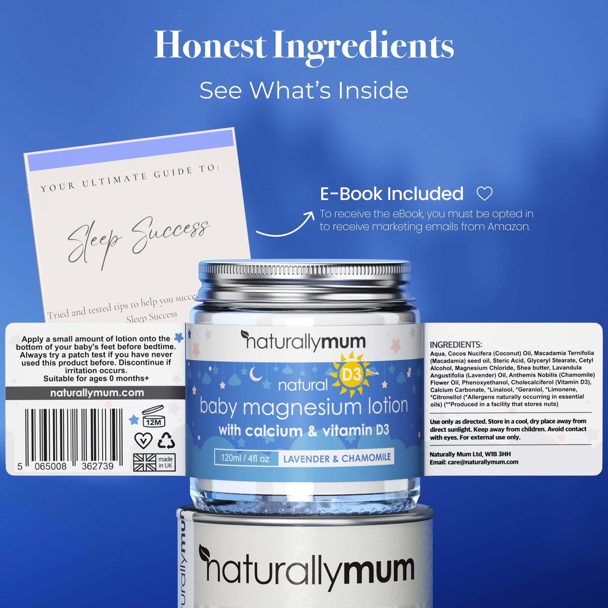 Baby Magnesium Lotion with Calcium and Vitamin D