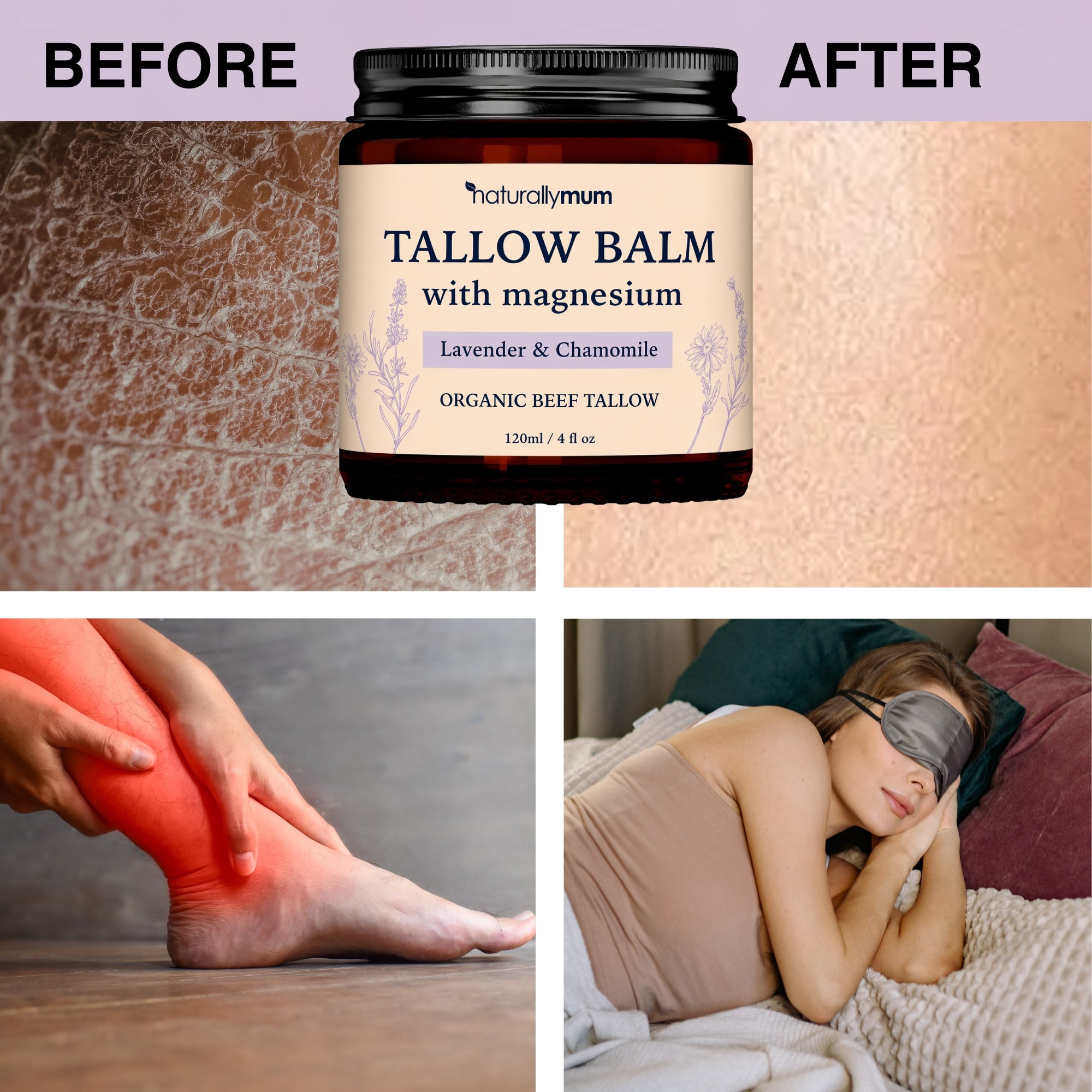 Tallow Balm with Magnesium 120ml