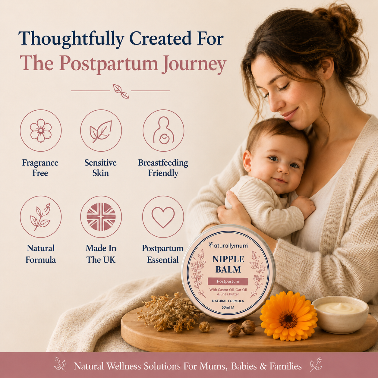 Natural Nipple Balm 50ml