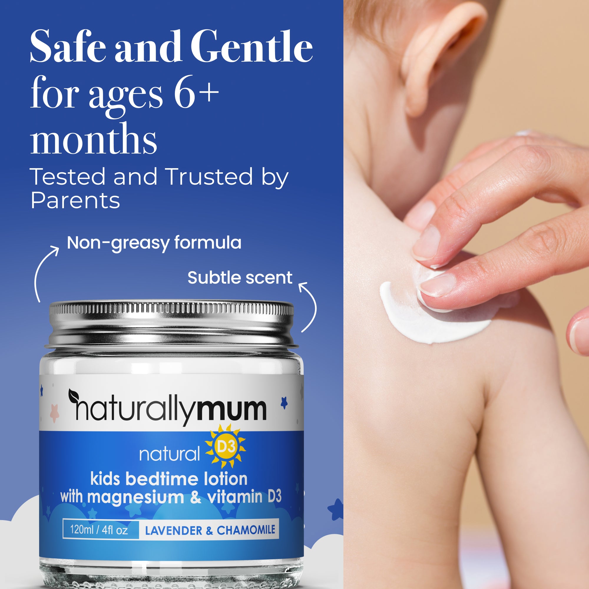 Kids Bedtime Lotion with Magnesium and Vitamin D
