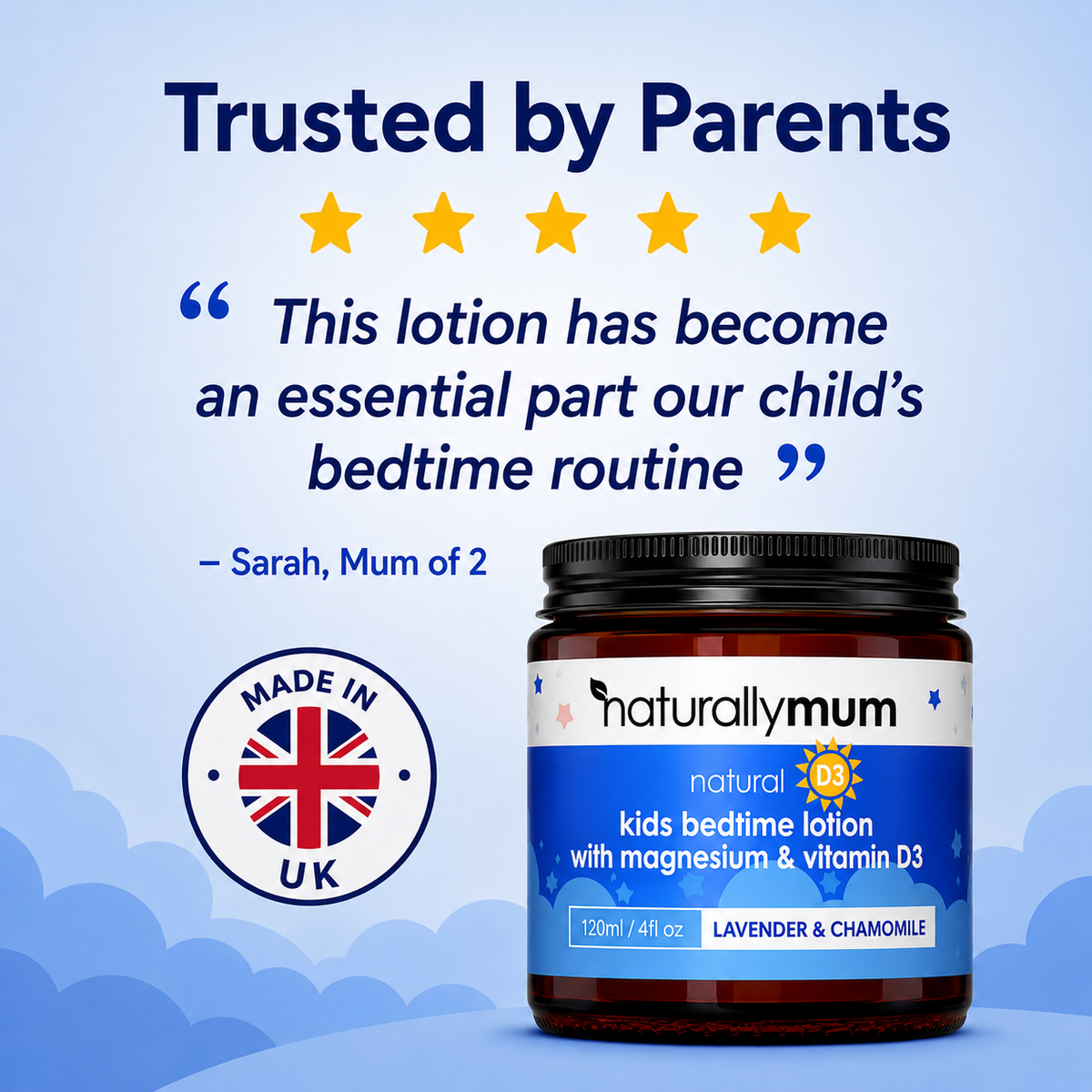 Kids Bedtime Lotion with Magnesium and Vitamin D