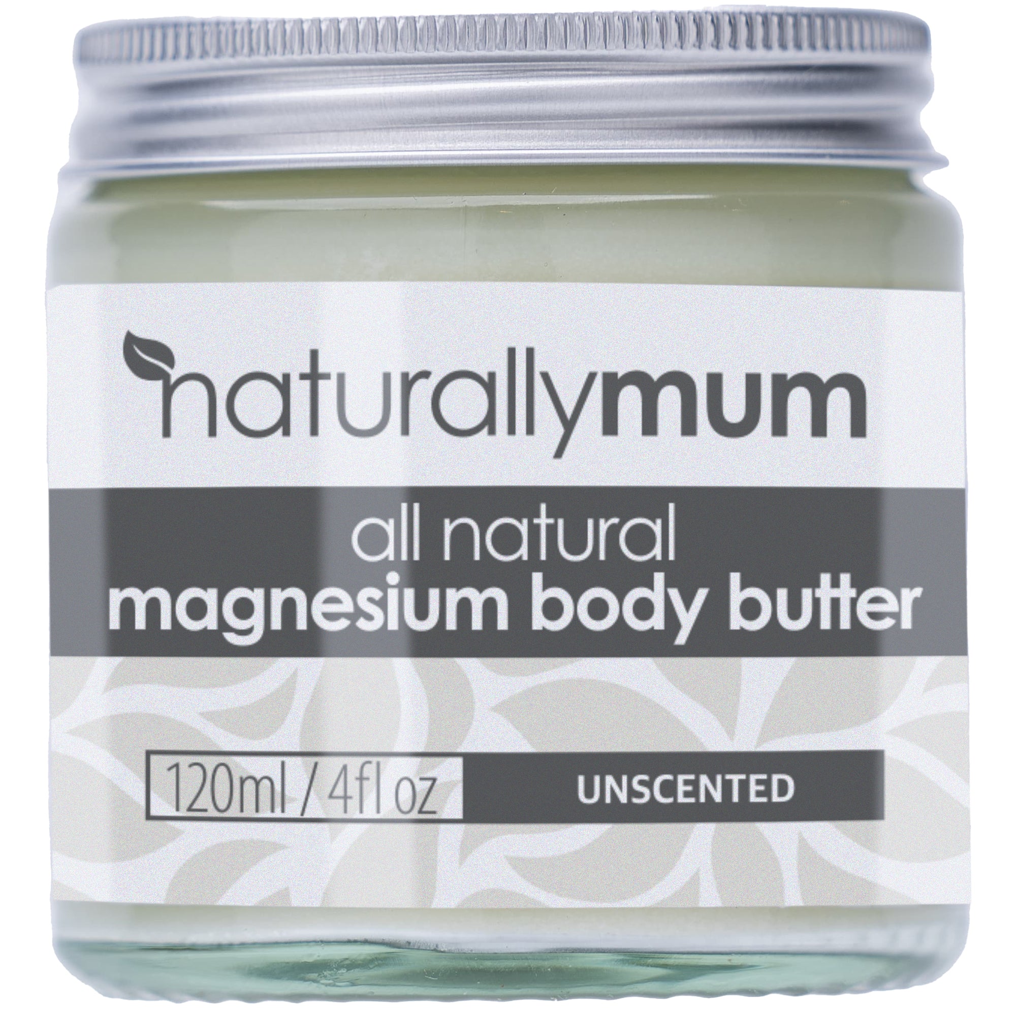 NaturallyMum Magnesium Body Butter Cream| Unscented | 120ml